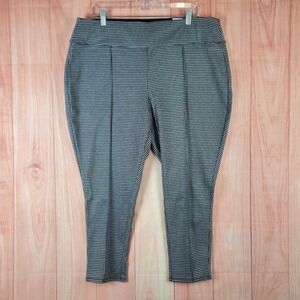Apt. 9 Tummy Control Ponte Leggings‎ Womens P 2XL S P2XLS Houndstooth